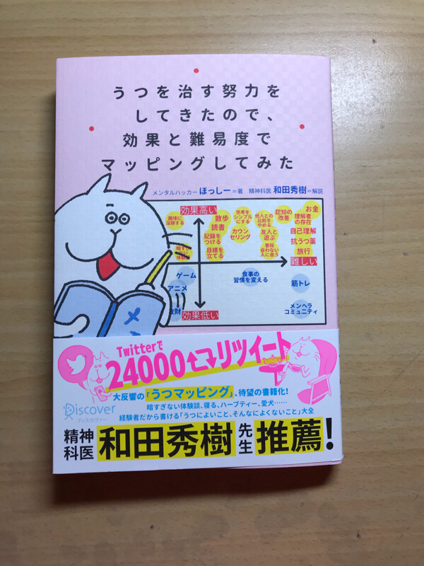 第33回 うつを治す努力をしてきたので、効果と難易度でマッピングしてみた。