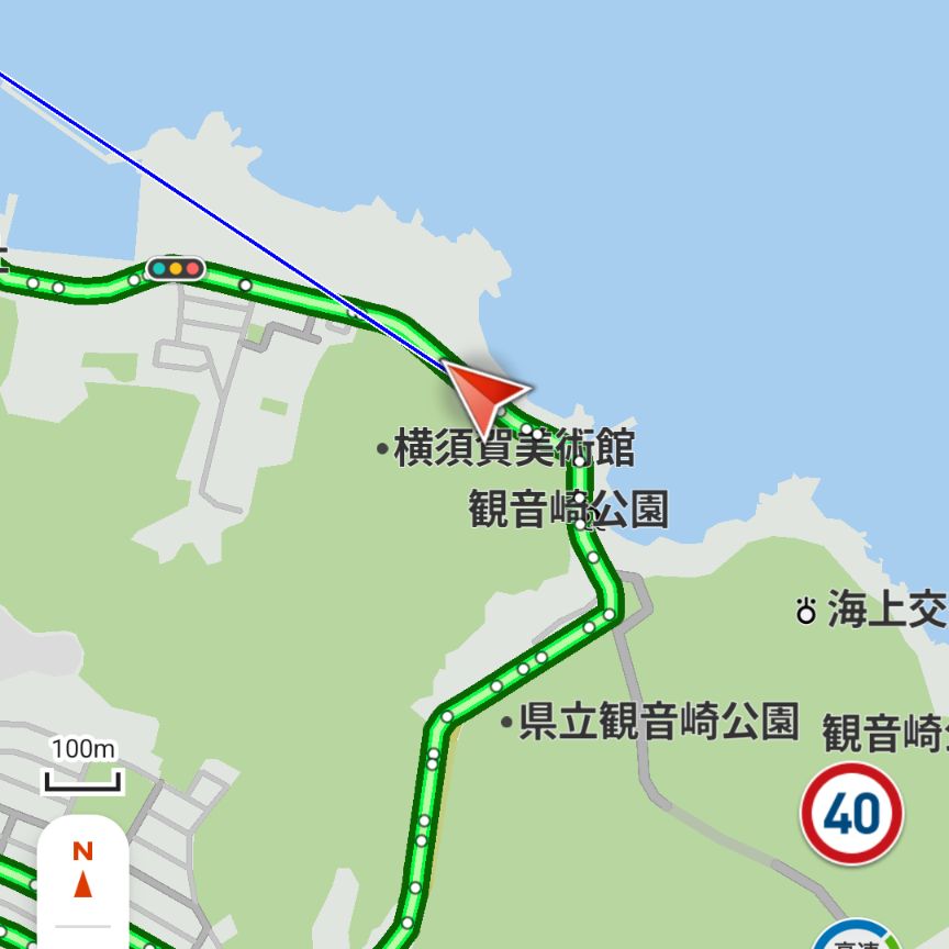 海が近い。
