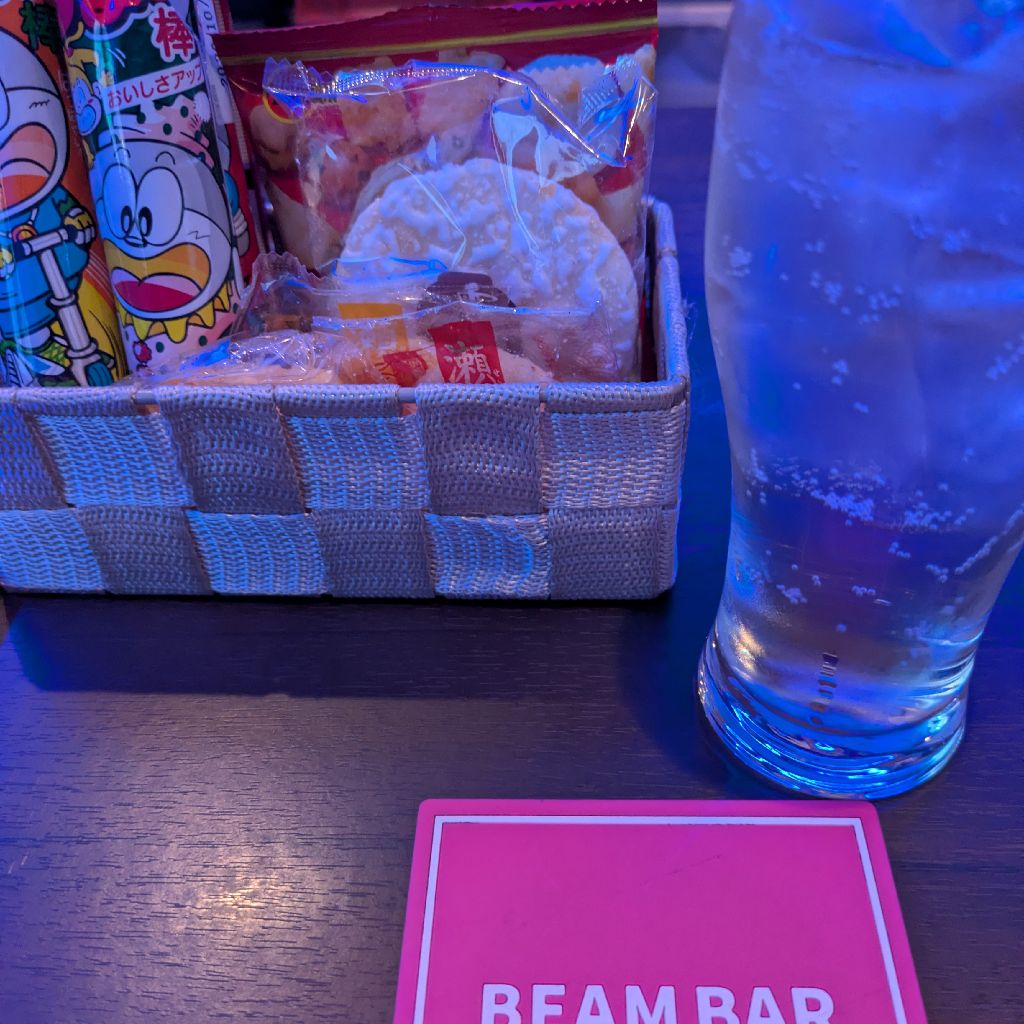BEAMBARでお会いした芸人3人。