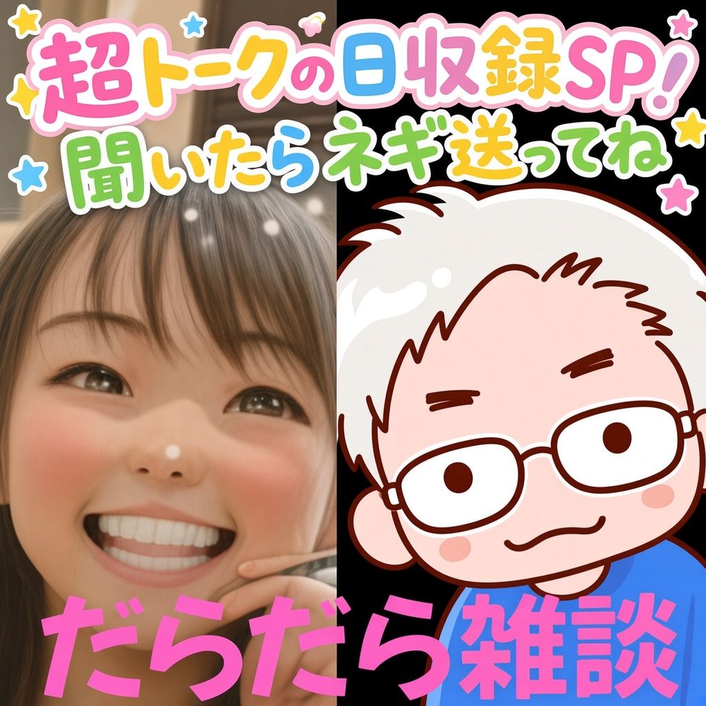 【第70回-超トークの日収録SP！】だらだら🐙だーこ🤗とだらだら雑談