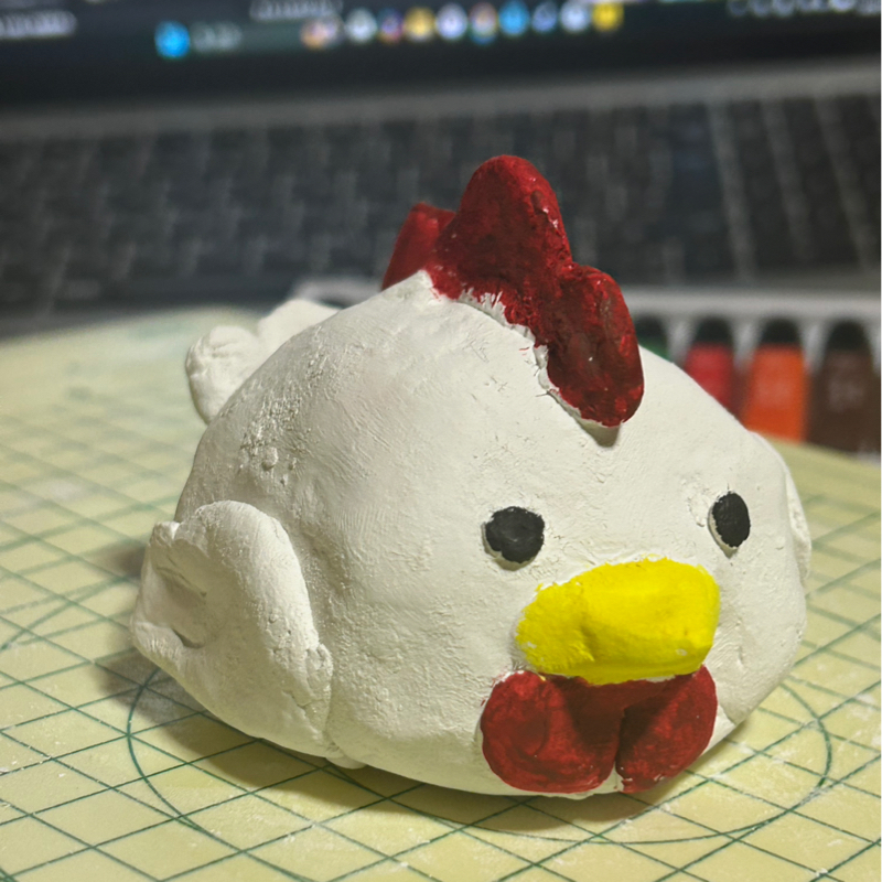 紙粘土で自作フィギュアを作った話／ペン吉くんマンフィギュア2,000円（通販、送料込み）