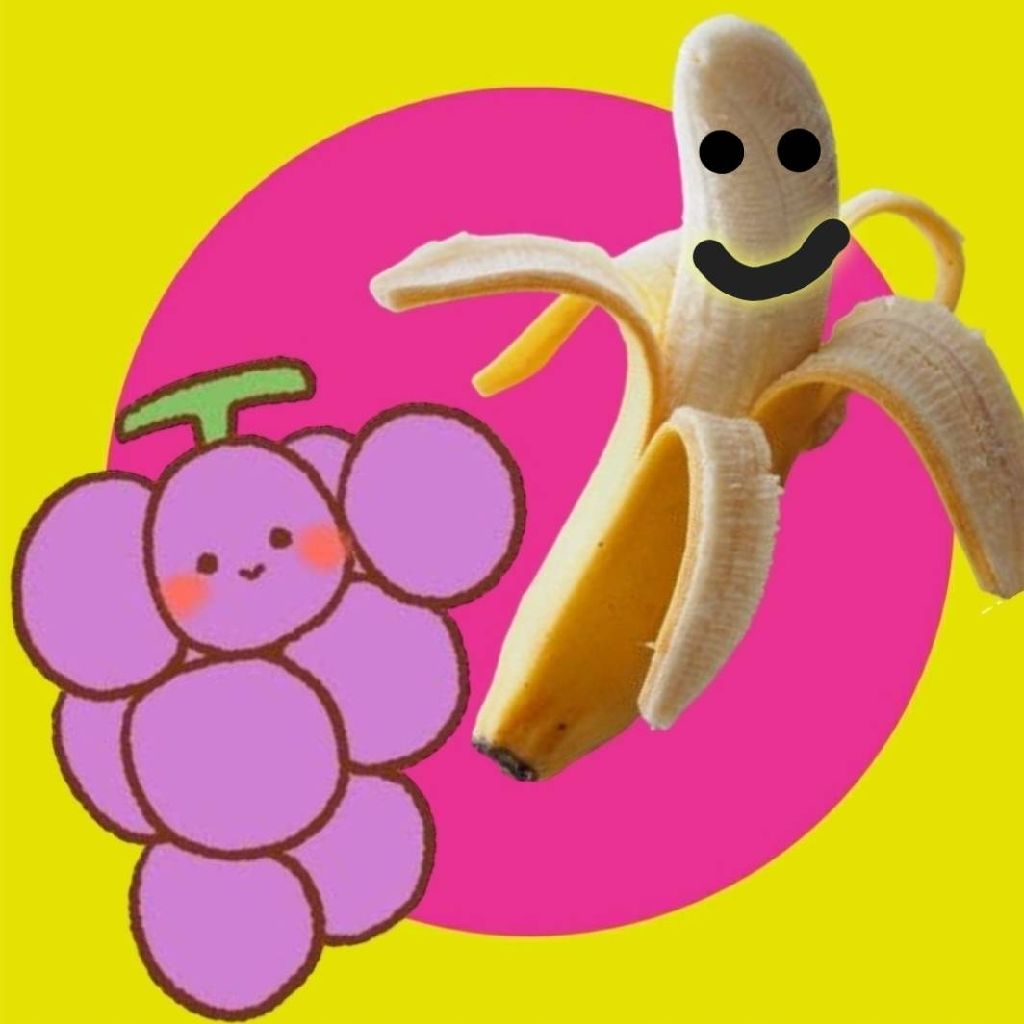 #18　ぶどうとバナナ