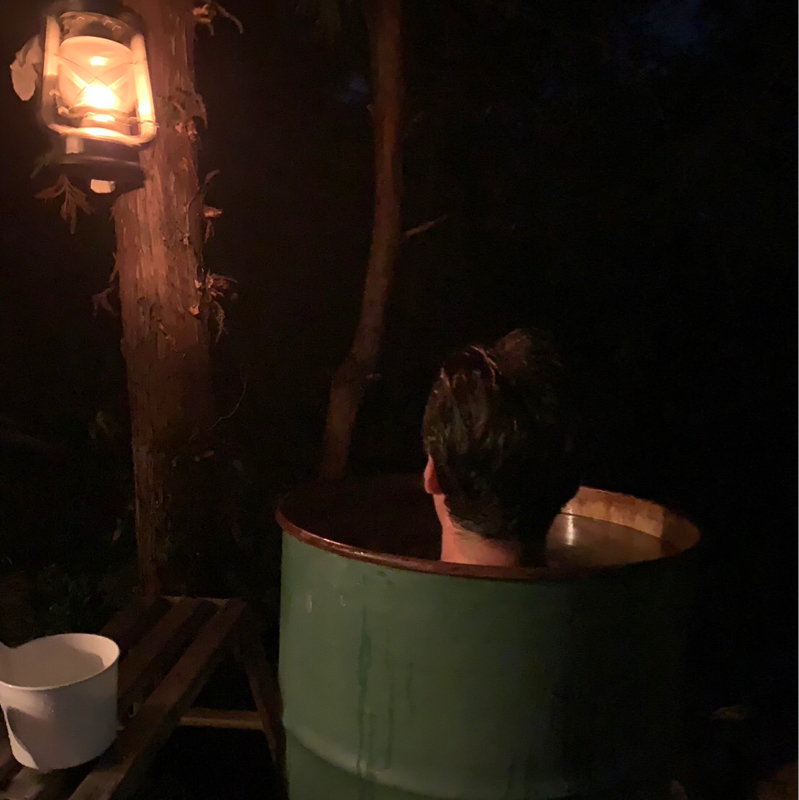 ドラム缶風呂と童心にかえる出来事