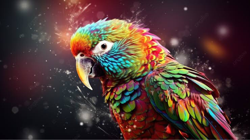 虹色オウム🦜🌈