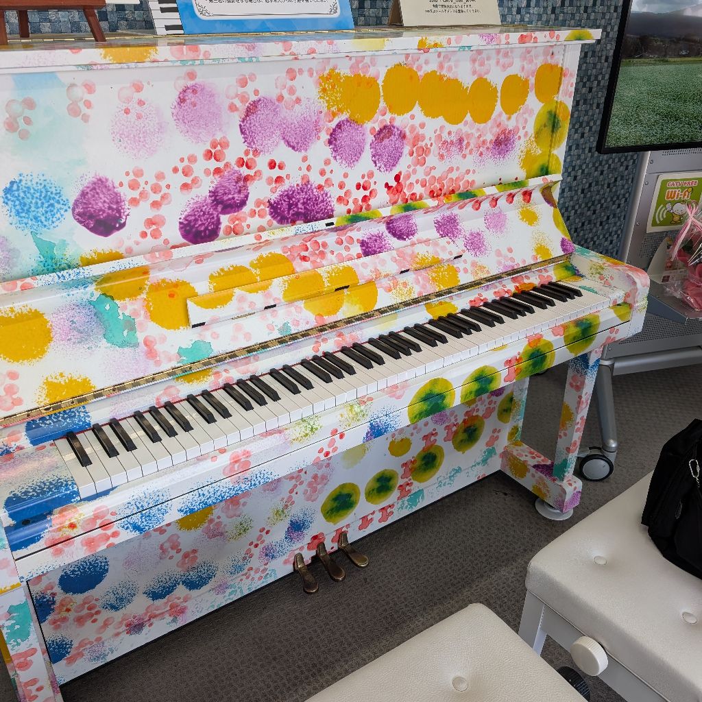 ストリートピアノ茨木市北口にて