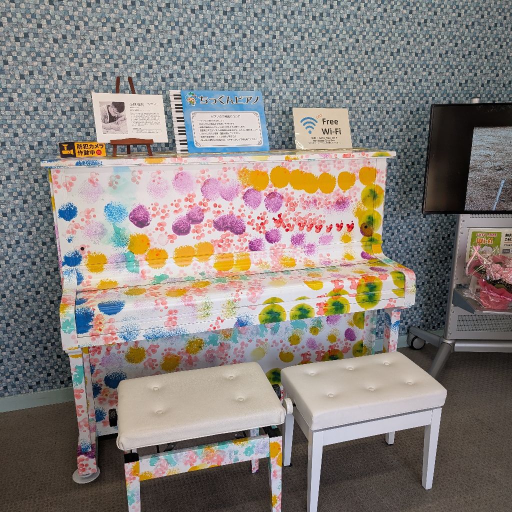 茨城県筑西市のストリートちっくんピアノ北口より