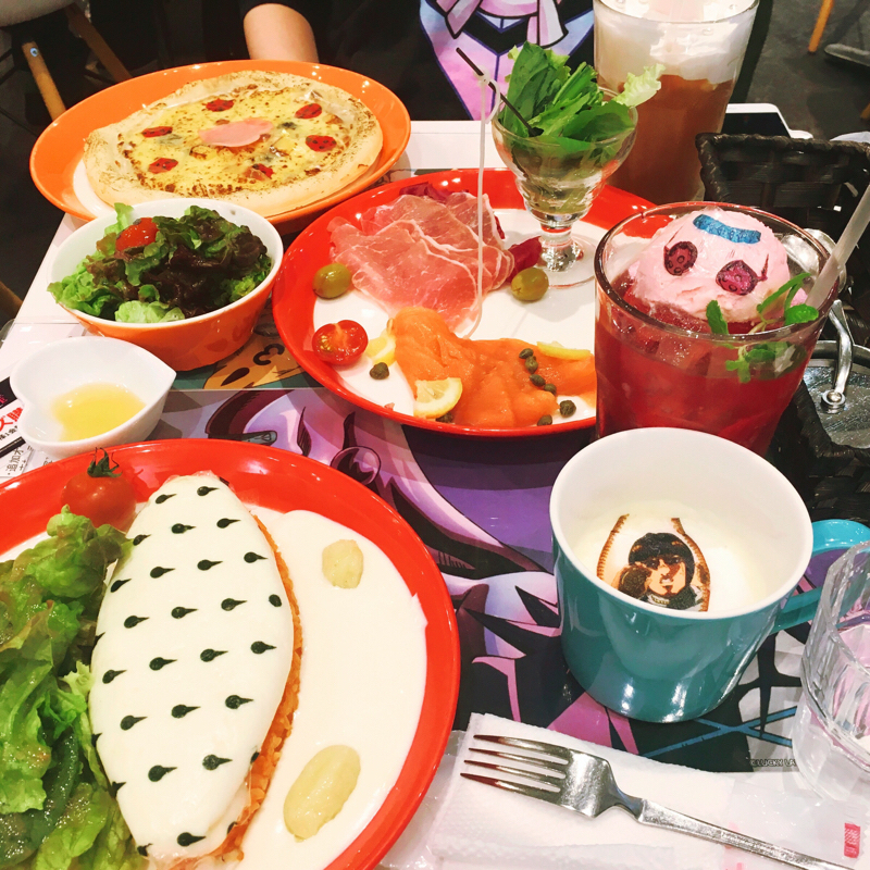 ジョジョのコラボカフェに行ったよ 前編
