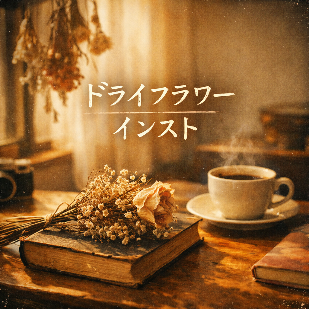 ドライフラワー　インスト