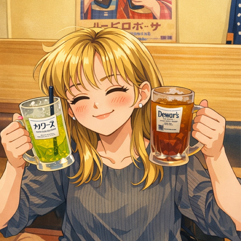 川口さんは呑み足りない