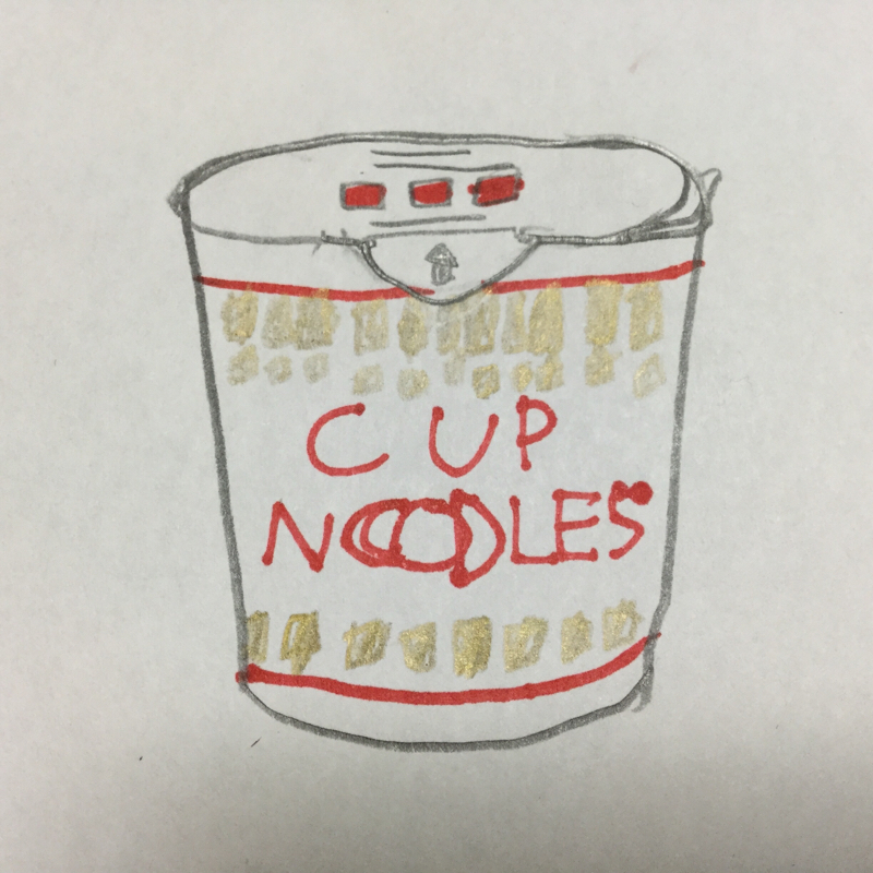 お湯を入れて3分話すだけ