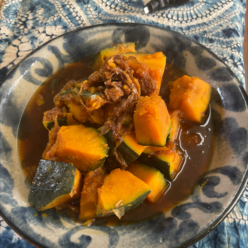 【番外編】かぼちゃの直カツオ煮