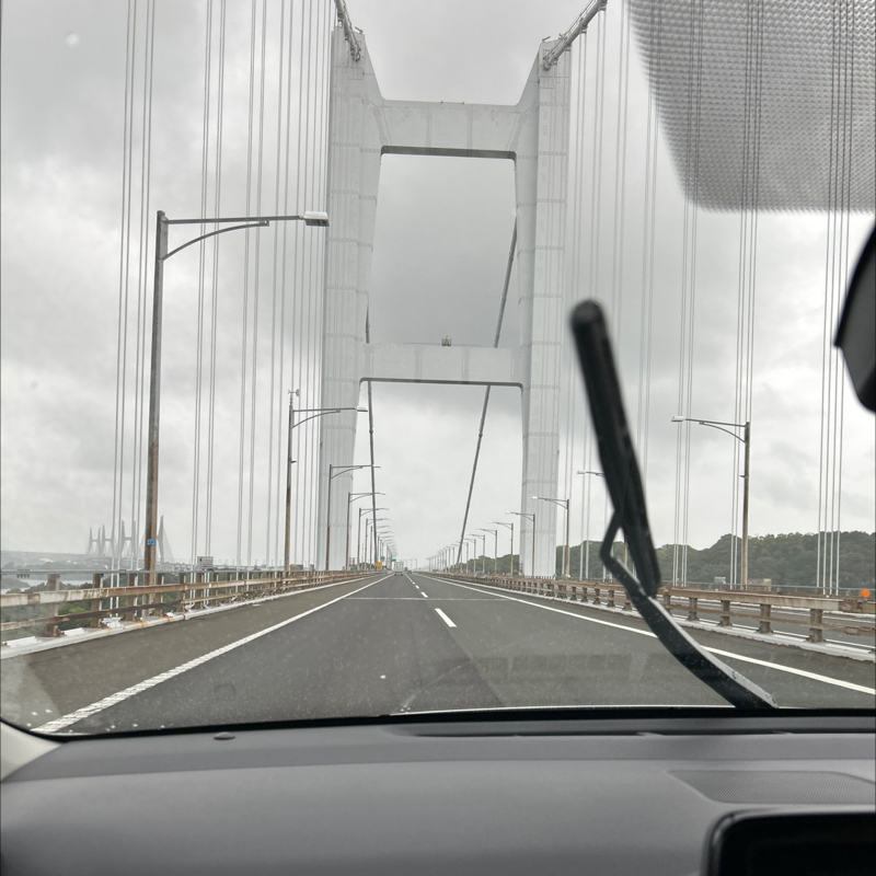 瀬戸内海を瀬戸大橋でひとっ走り