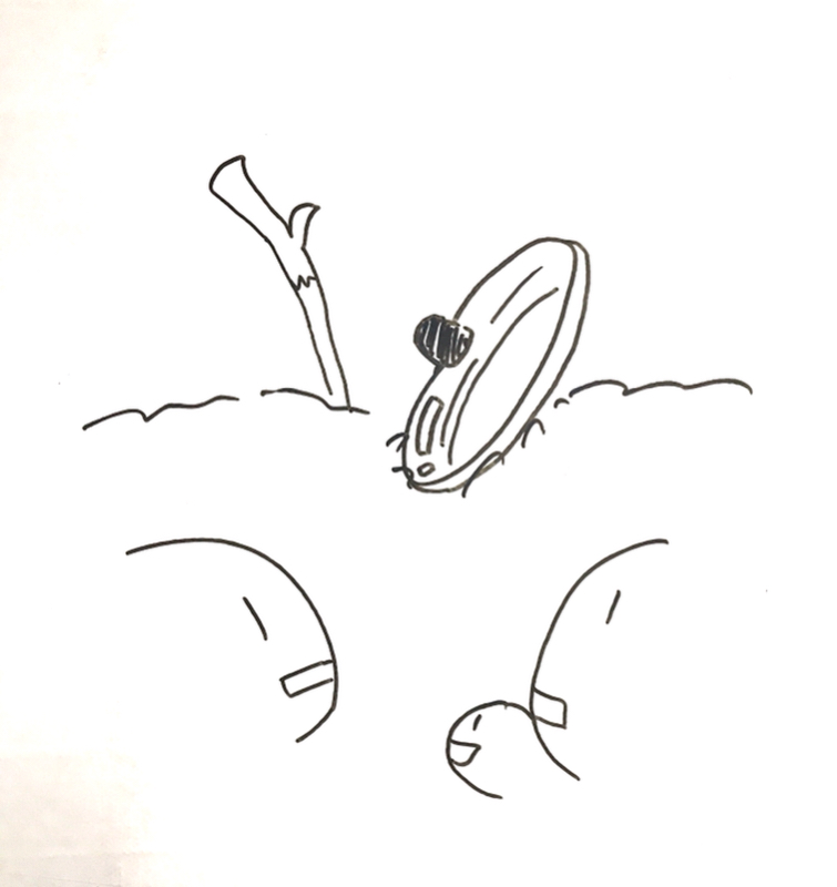 #128 こんなところに鍋のフタ？