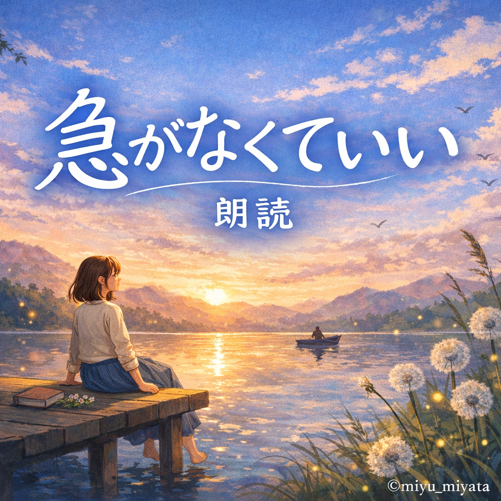 🟦『急がなくていい』朗読：だらだら🐙だーこ　作:宮田みゆ