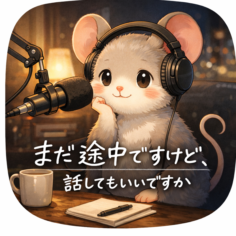 まだ途中ですけど、話していいですか