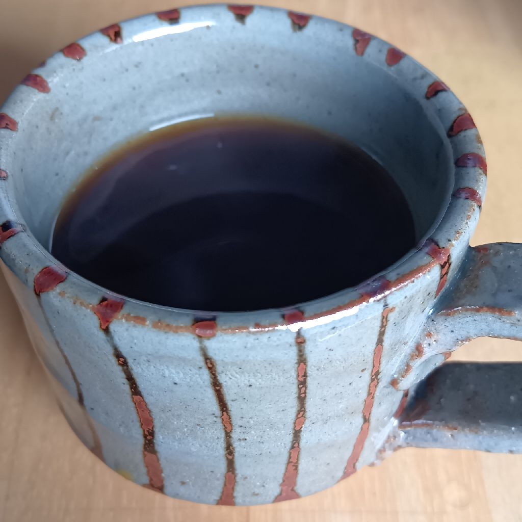 モーニングコーヒー☕🍞（〃＾∇＾）腹減ってるけど🤣