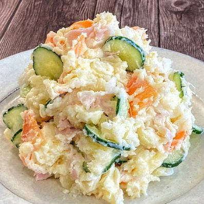 胡瓜多めのポテトサラダ🥒