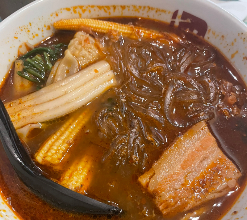 83.麻辣湯　食べた