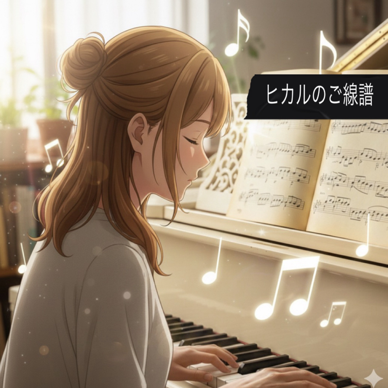 ヒカルのご線譜                              (ピアノカラオケ)