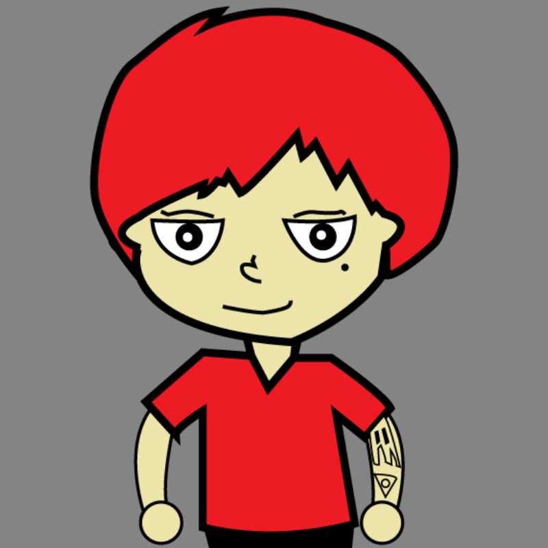 毛抜きをする人