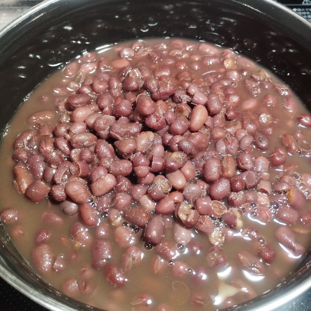 ゆであずきの作り方