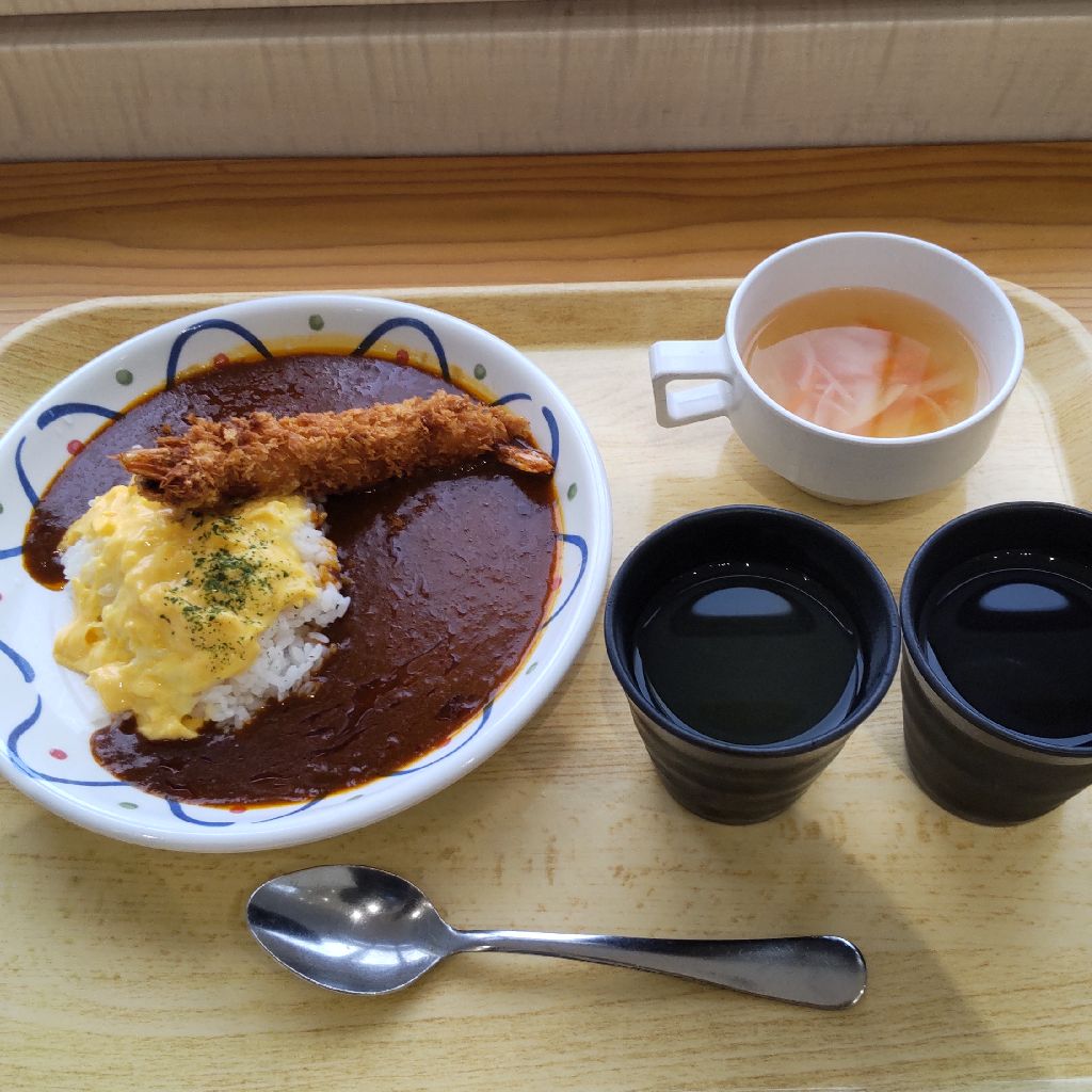 プレミアム有頭海老フライカレー🍛