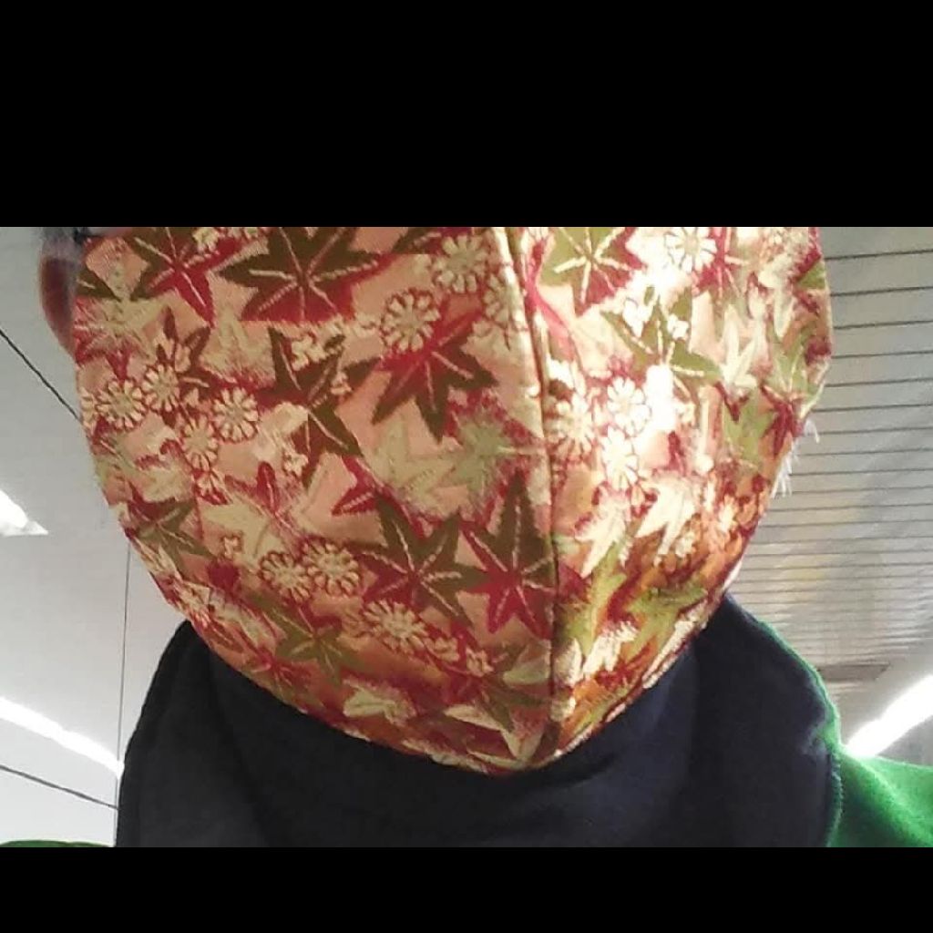 西陣織のマスク