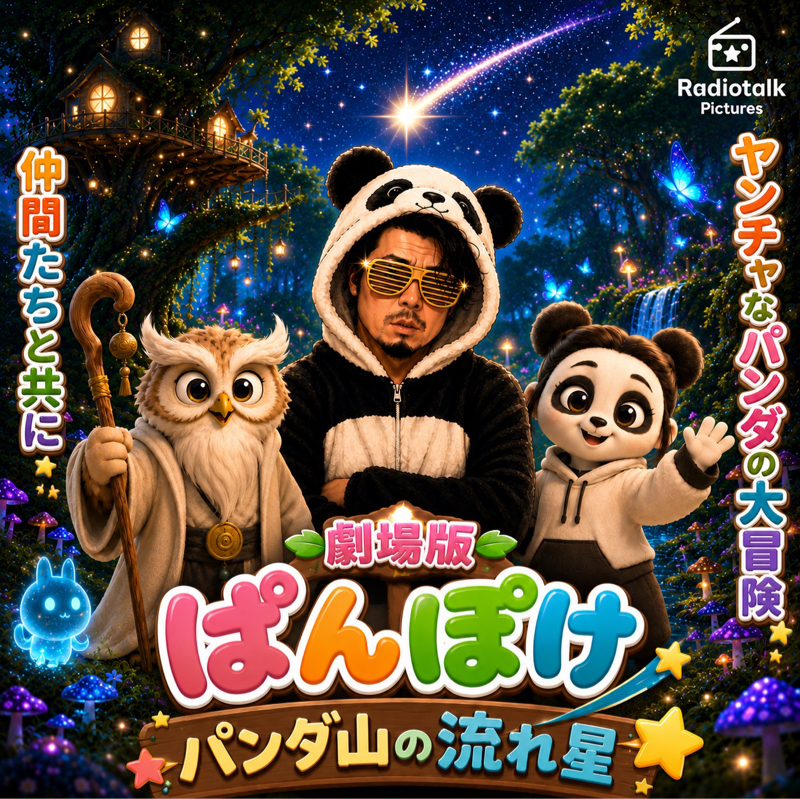 劇場版 「ぱんぽけ~パンダ山の流れ星~」ラジオCM