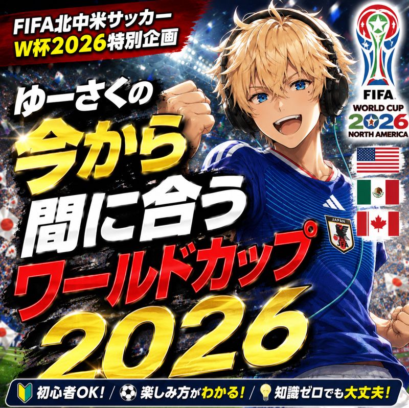 #0「僕とW杯」今から間に合うワールドカップ2026