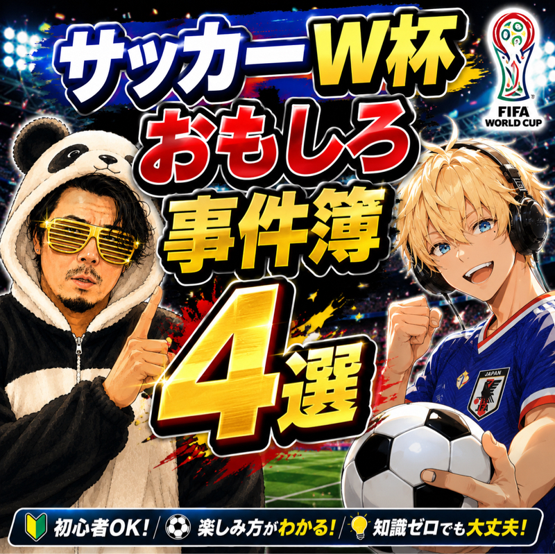 #6「ぱんぽけと捜査する！W杯おもしろ事件簿」今から間に合うワールドカップ2026