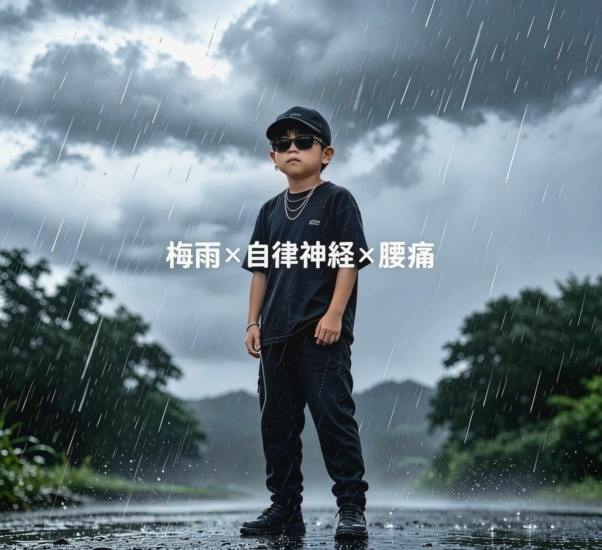 梅雨×自律神経×腰痛