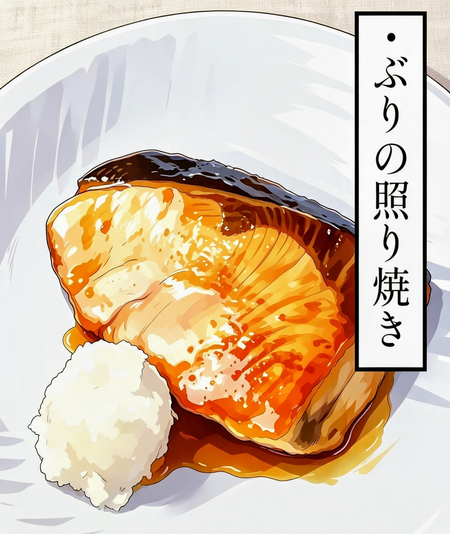 ブリの照り焼きを食べよう
