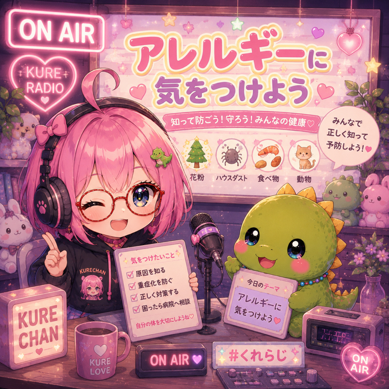 アレルギーはこわいね