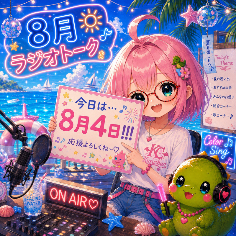 8月4日だぞー！