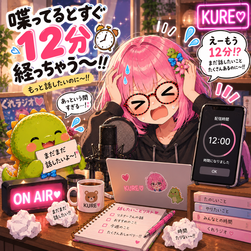時間早いんだよなぁ