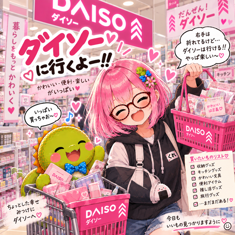 金曜日、自分に優しく！