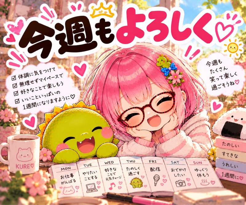 今週もよろしく