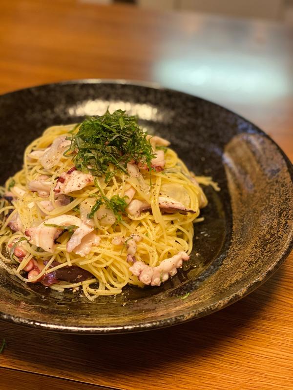 ＃16 料理の凡人『大葉香る、タコのサラスパサラダ』