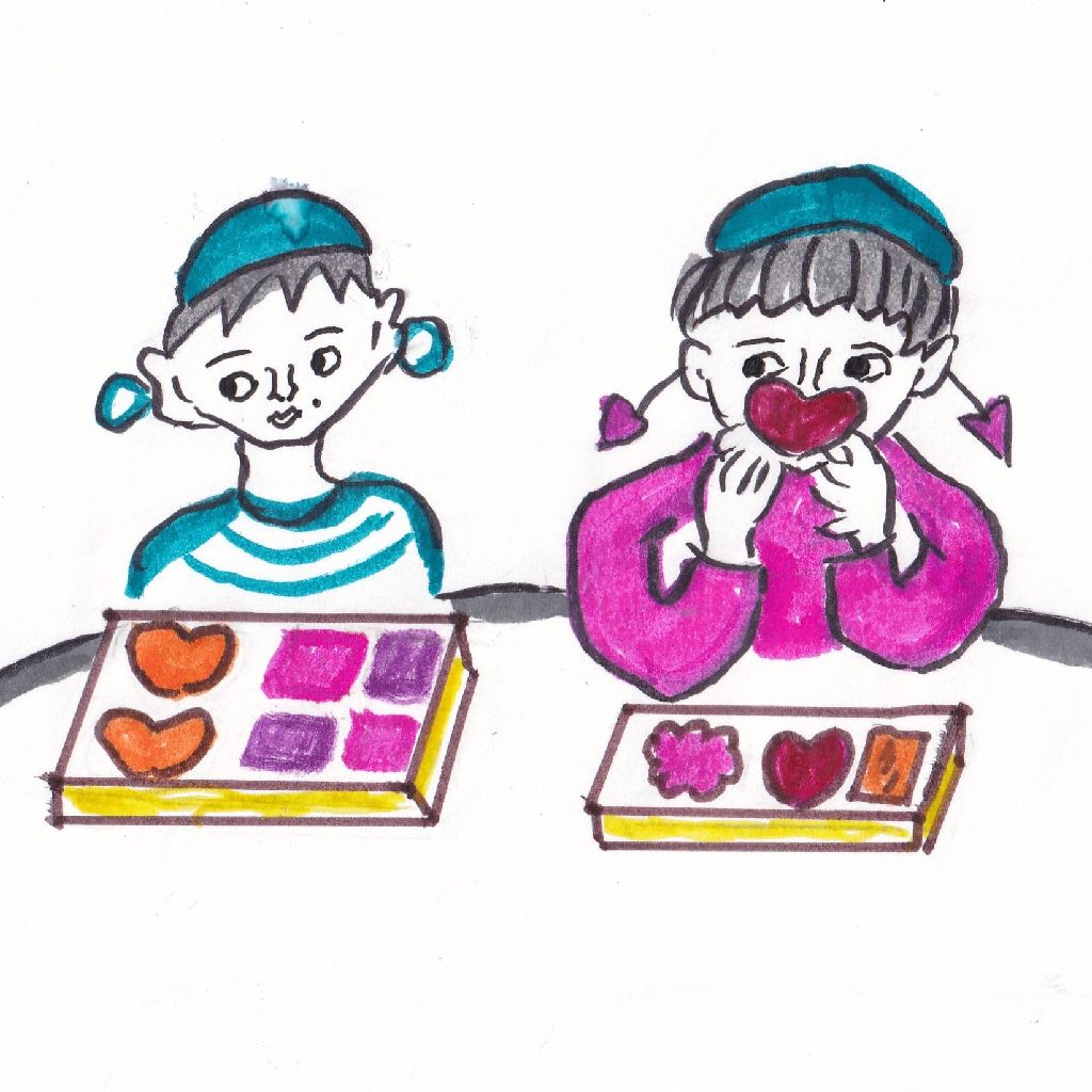 春を待つ白き返礼指折りて⭐イラストと俳句のコラボ作品