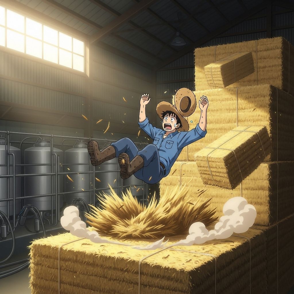 二度あることは三度ある！　酪農のアルバイトでのアクシデント