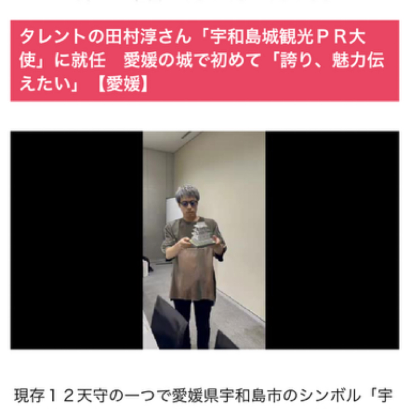 宇和島城観光大使の裏話