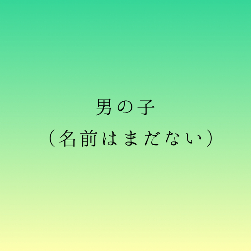 男の子。なんかキャラが定まらない。