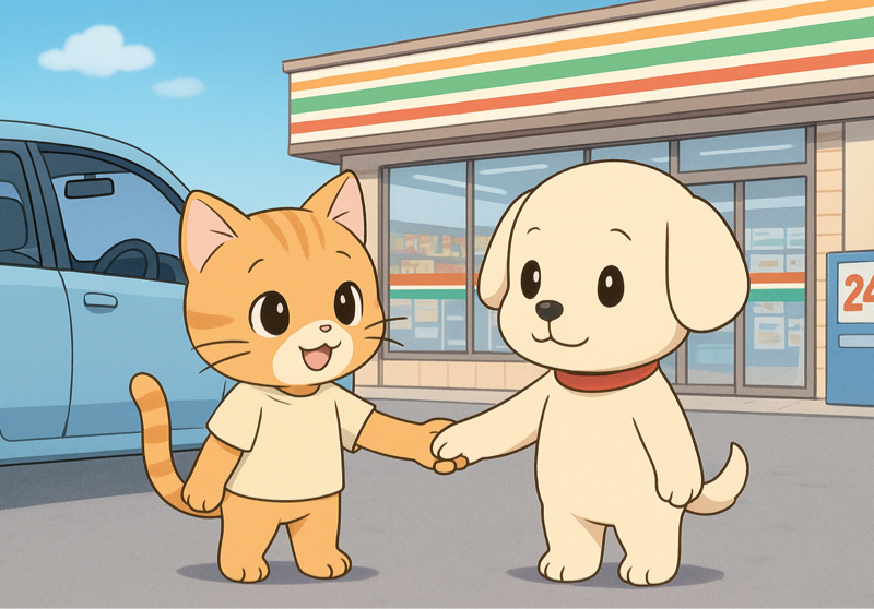 自販機ではなくコンビニだよの回🚙 ⸒⸒