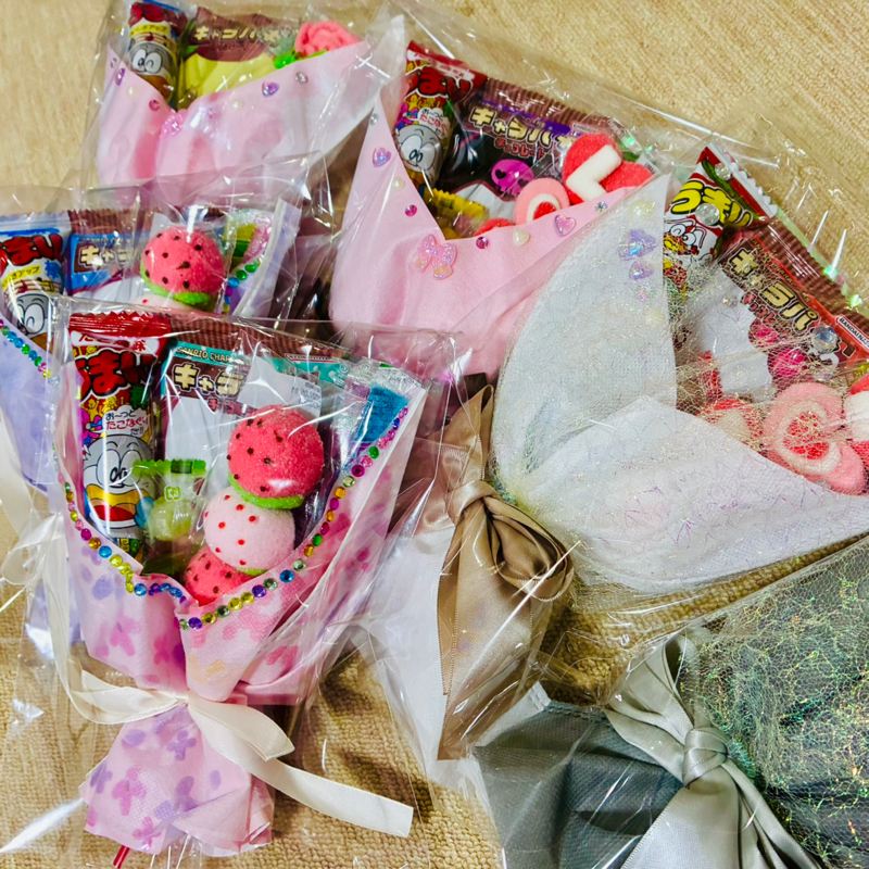 お菓子ブーケ💐とBR🍦