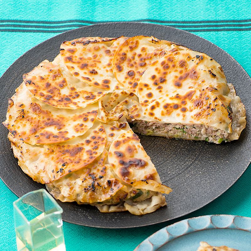 葉栗（ゲスト）と餃子