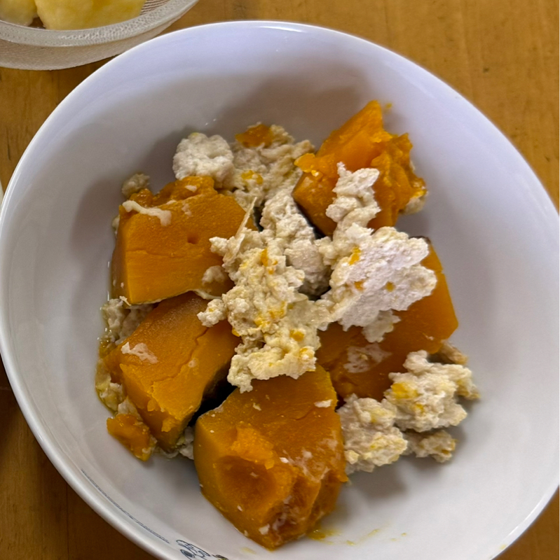 栄養チエのお喋りクッキングNo.133南瓜のミルクそぼろ煮