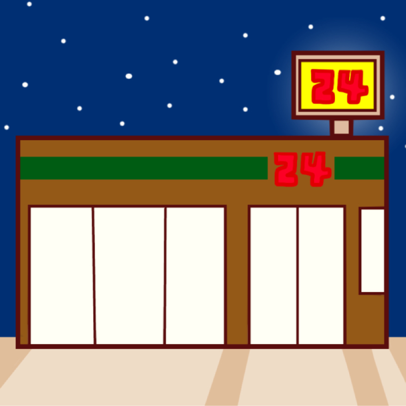 #112 夜中に働いてる店員さんを見ると「日中のコントしてくれてる」って思う