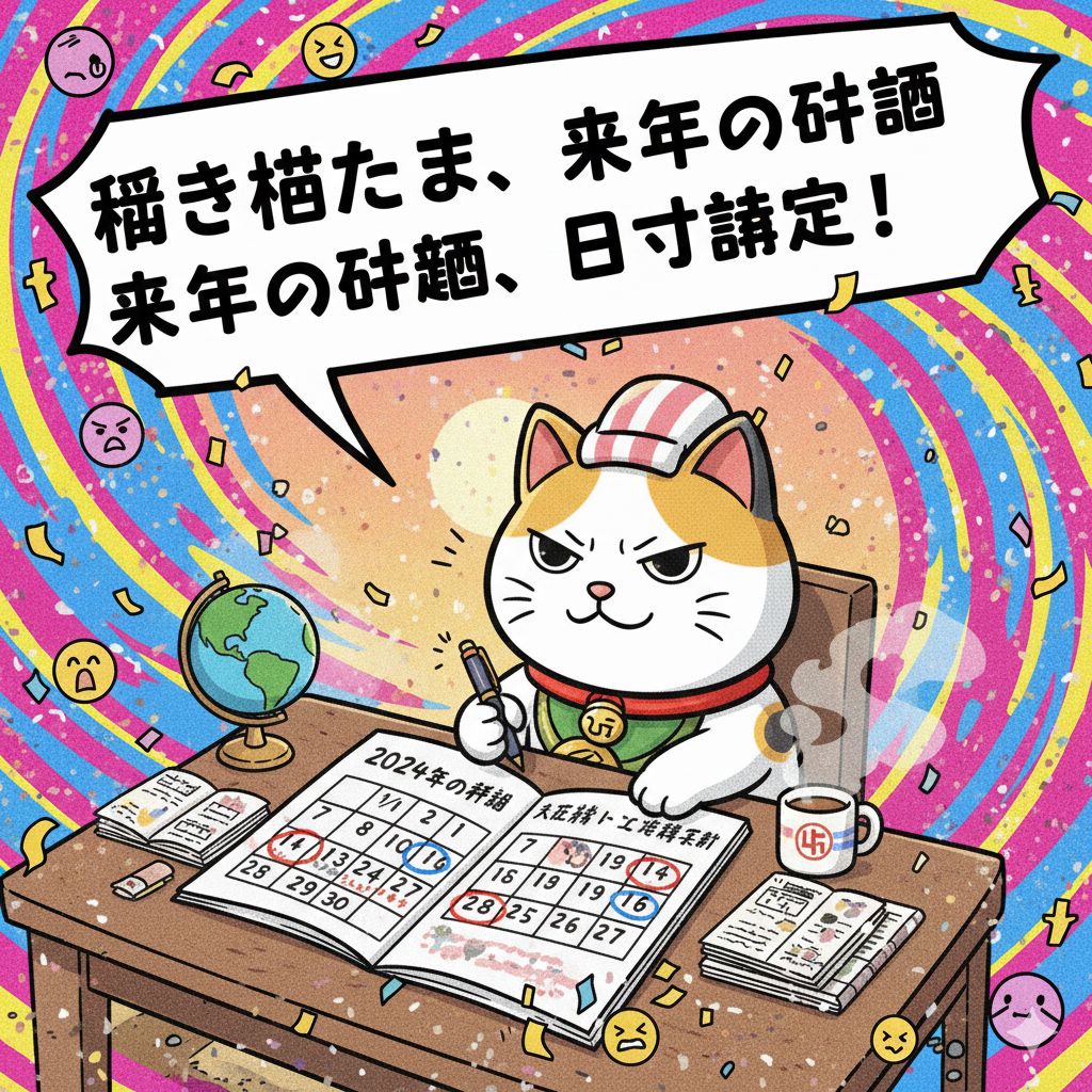 12月2日、来年の過ごし方