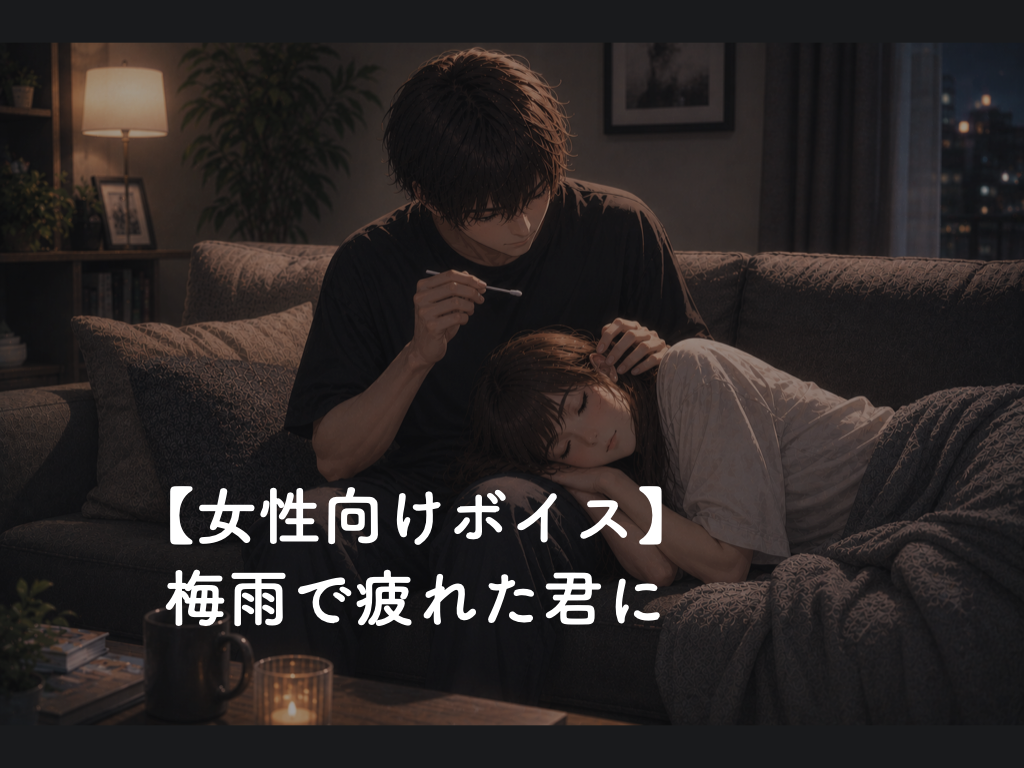 [女性向けボイス] 梅雨で疲れた君に [シチュボ練習中]