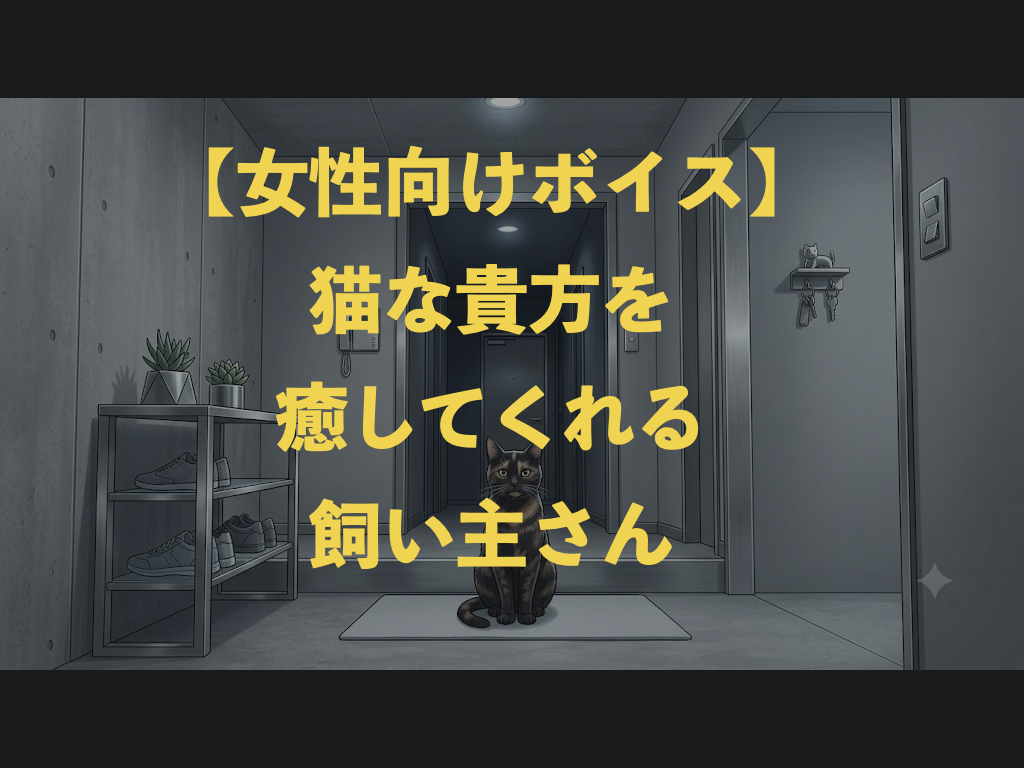[女性向けボイス] 猫な貴方を癒してくれる飼い主さん [シチュボ練習中]